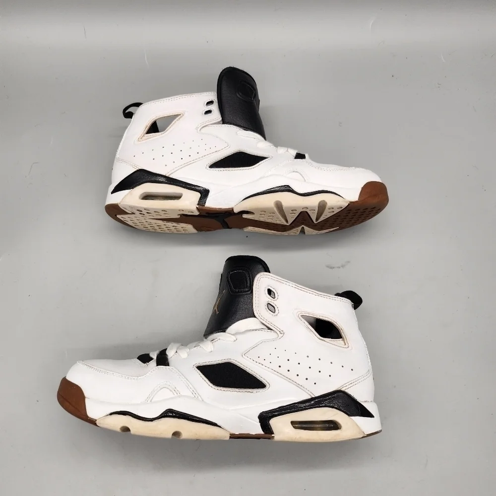 Jordan Flight Club 91 555333-121 White Basketball Shoes Size 7 Y 7M